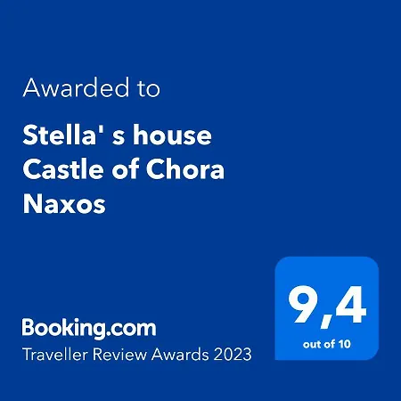 Apartment Stella' S House Castle Of Chora Naxos Naxos City